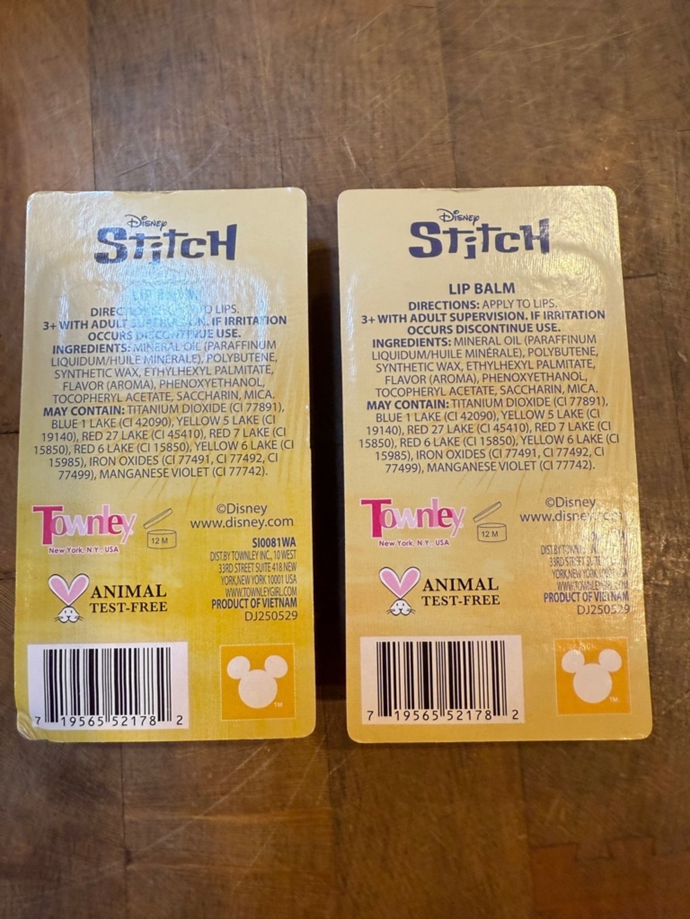 Disney Stitch Lip Balm Twin Pack - Blue, Pink, Purple Brand NEW - Picture 5 of 7